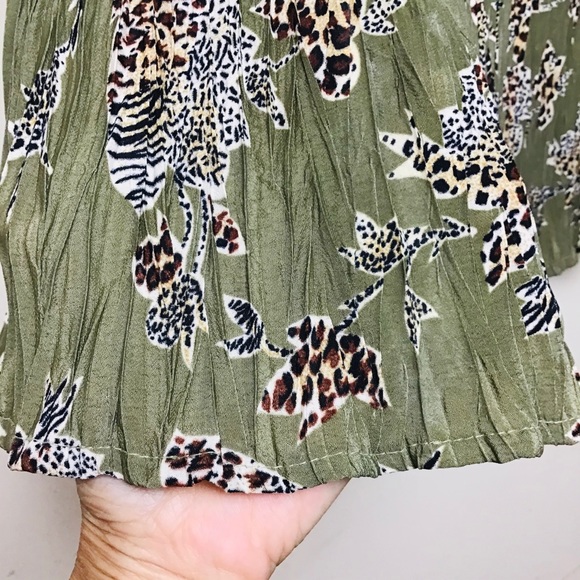 Vintage Advantage by Mary Jane Green Animal Print Maxi Skirt - Picture 6 of 9